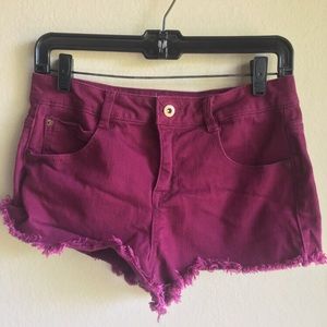 🌺F21 Magenta Jean Shorts